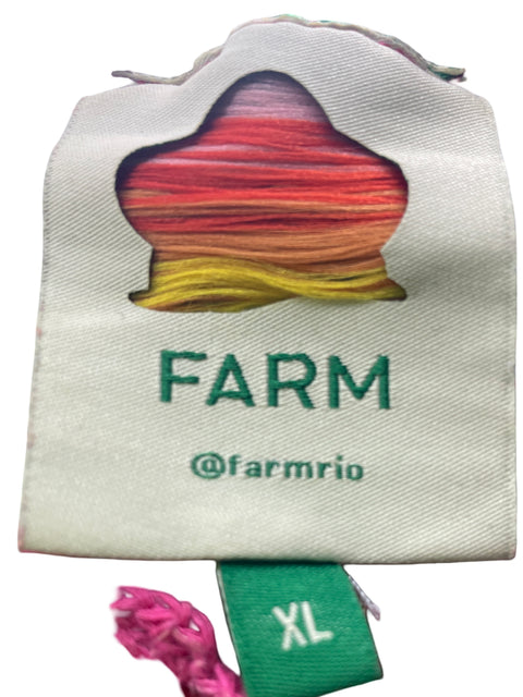 Vestido Farm Sin mangas Midi Rojo - Talla XL
