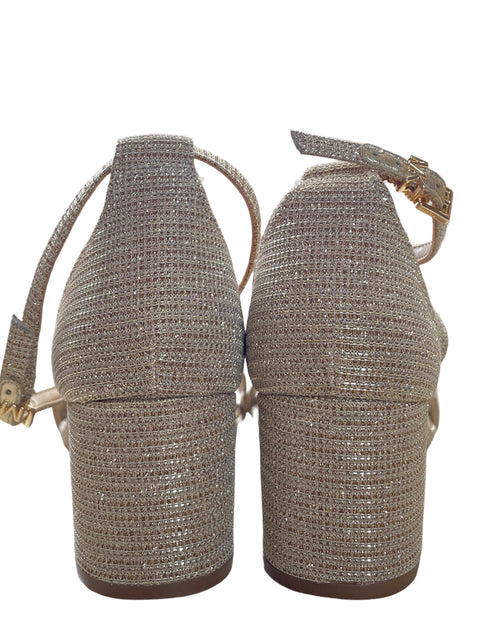 Tacón Michael Kors Brillo Dorado - Talla 9.5