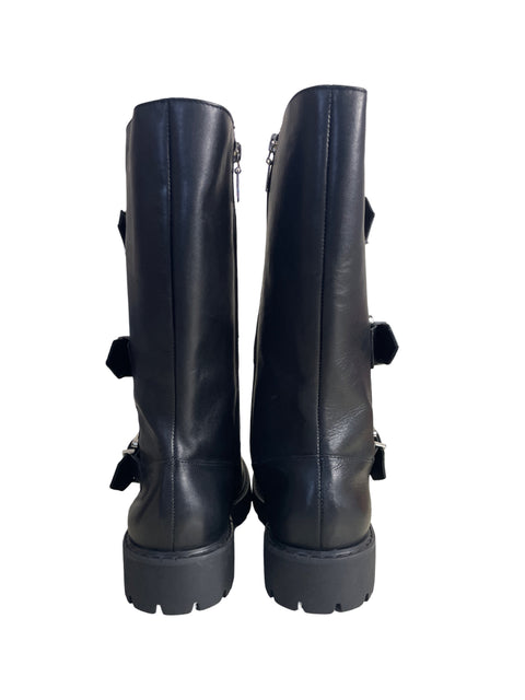 Zapato Schutz Hebilla Media pierna Negro - Talla 10