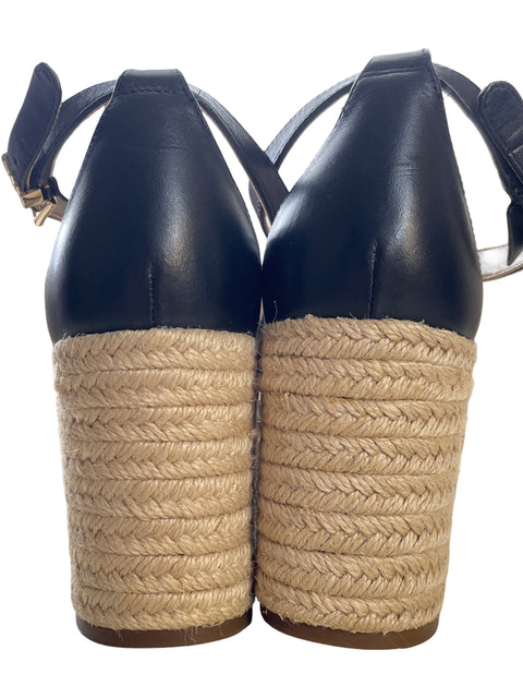 Sandalia Michael Kors Plataforma Negro - Talla 8.5