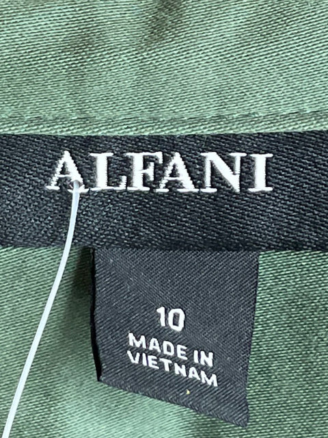 Vestido Alfani Sin mangas Midi Verde - Talla 10