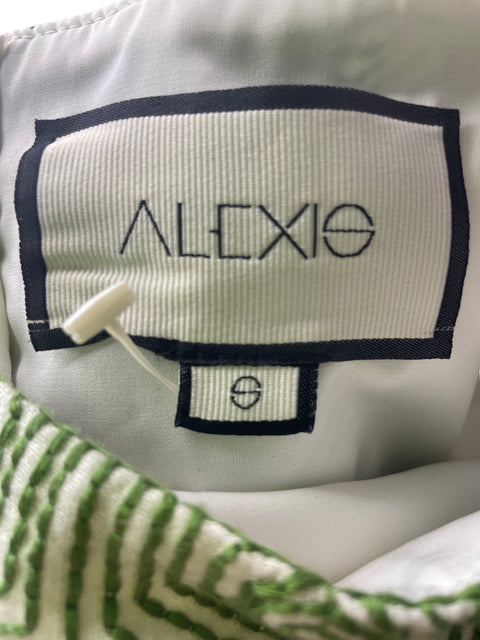 Vestido Alexis de Viscosa Estampado Tira Verde - Talla S