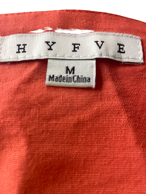Conjunto Hyfve Pantalón/blusa Liso Naranja - Talla M