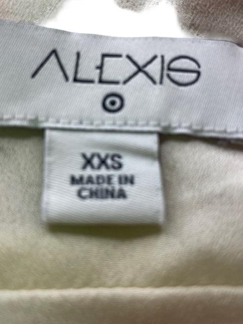 Vestido Alexis Estampado Tiras Naranja - Talla 0