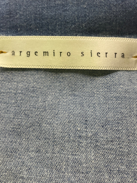 Blusa Argemiro Sierra Manga larga Bolsillo Azul - Talla S