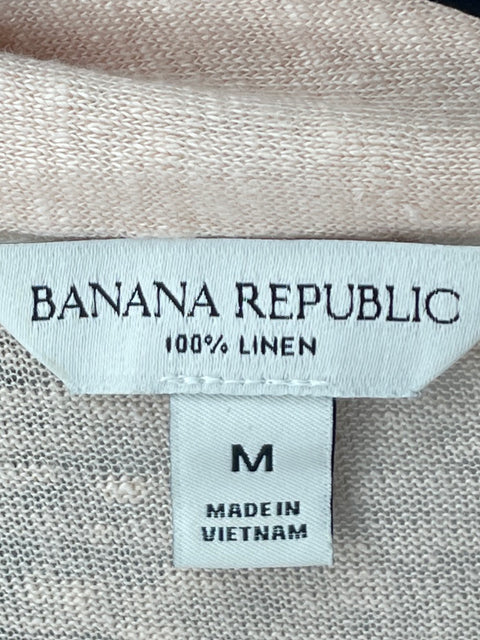 Blusa Banana Republic de Lino Cuello v Naranja - Talla M