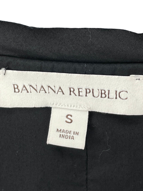 Blusa Banana Republic Manga larga Negro - Talla S