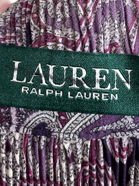 Blusa Ralph Lauren Manga larga Estampado Morado - Talla M