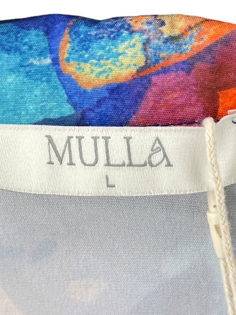 Conjunto Mulla Mangas abullonadas Estampado Azul - Talla L