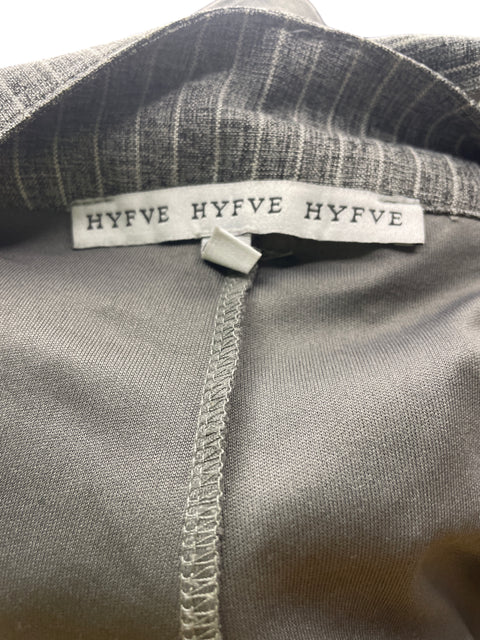 Pantalón Hyfve Rayas Botones Gris - Talla L