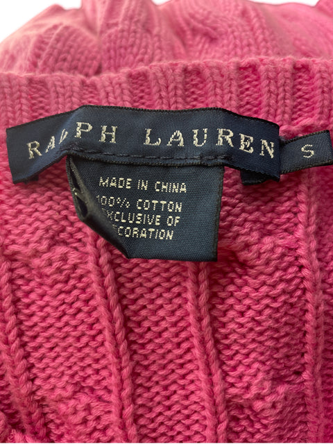 Abrigo Ralph Lauren de Algodón Tejido Manga larga Rosado - Talla S