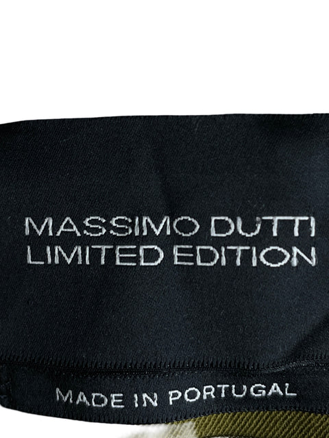 Falda Massimo Dutti Asimétrico Verde - Talla S