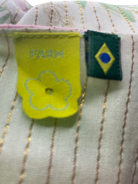 Salida De Baño Farm de Viscosa Estampado Fajon Verde - Talla U