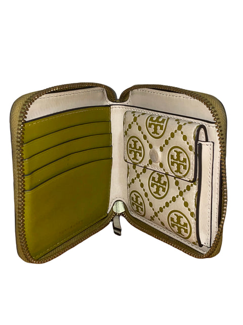 Wallet Tory Burch Cuadrado Verde - Talla U