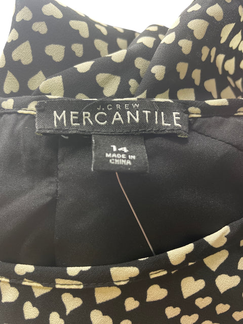 Vestido Mercantile Manga larga Midi Negro - Talla 14