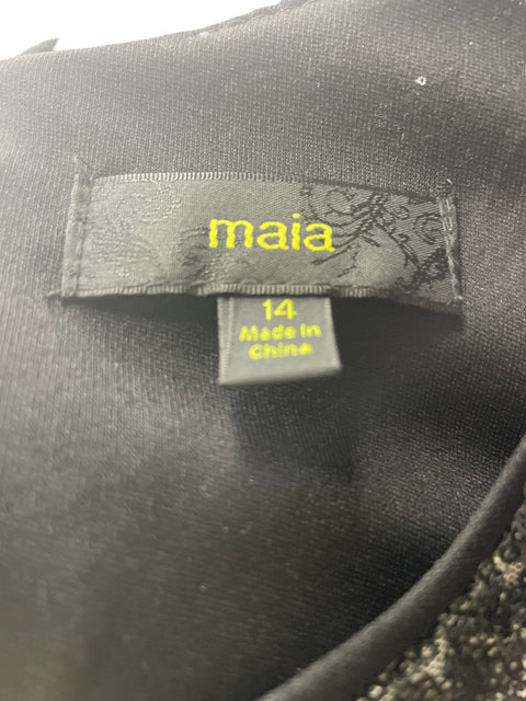 Vestido Maia Lentejuelas Manga larga Gris - Talla 14