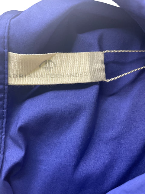 Blusa Adriana Fernandez Sin mangas Ajustado Azul - Talla S