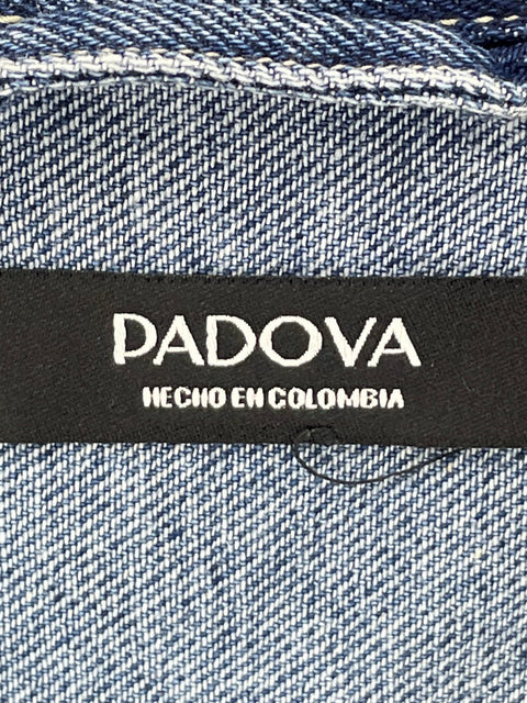 Chaqueta Padova de Algodón Jean Azul - Talla U