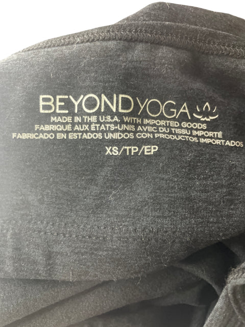 Romper Beyond Yoga Tiras Ajustado Negro - Talla XS