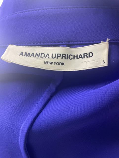 Vestido Amanda Uprichard Fajon Suelto Azul - Talla S