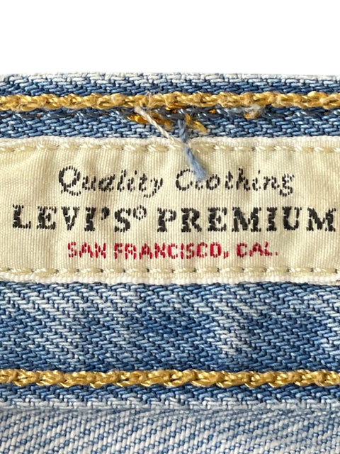 Jean Levi's de Algodón Recto Azul - Talla 25