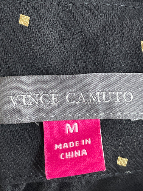 Blusa Vince Camuto Halter Negro - Talla M