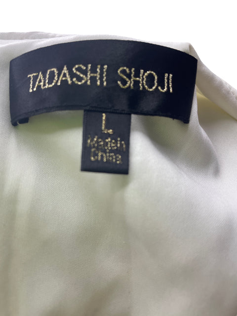 Vestido Tadashi Shoji Sin mangas Suelto Negro - Talla L