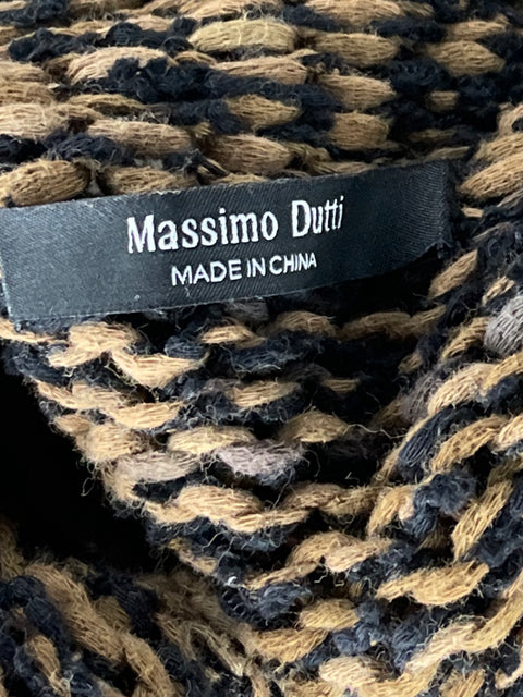 Top Massimo Dutti Tejido de Algodón Marrón - Talla S