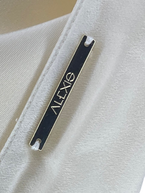 Vestido Alexis Wesley de Seda Mini Beige - Talla M
