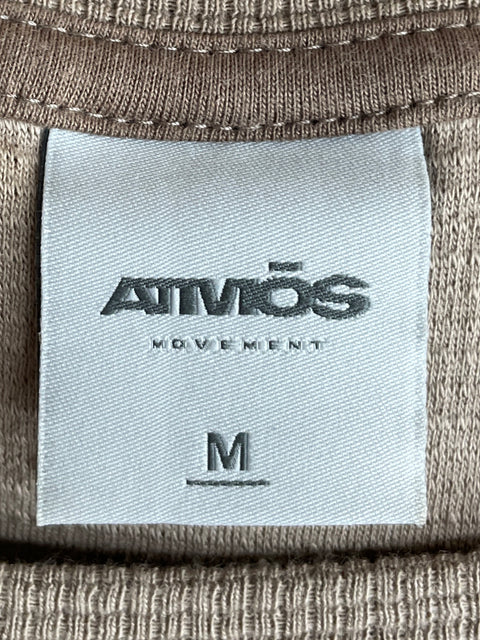 Blusa Atmos Movement Cropped Manga corta Marrón - Talla M