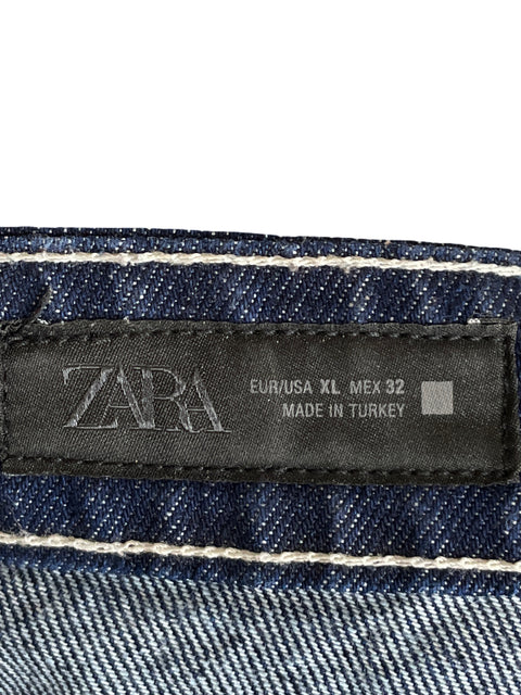 Short Zara Mini Jean Azul - Talla XL