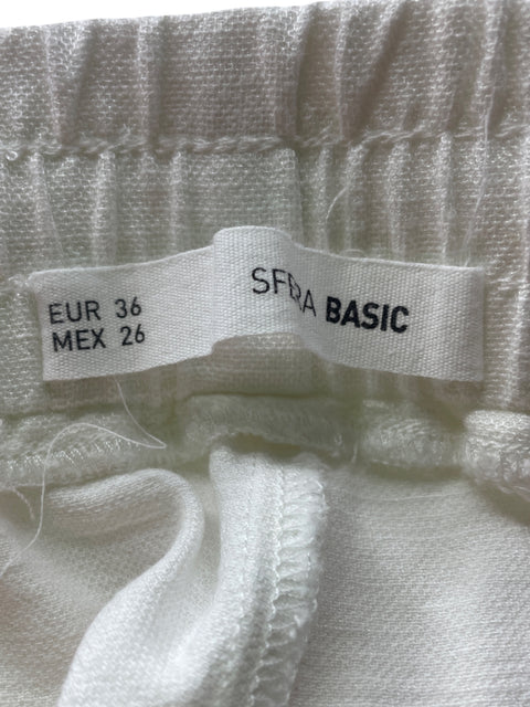 Pantalón Sfera Revto Wide leg Blanco - Talla 36