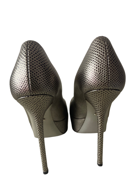 Zapato Sergio Rossi Tacón alto Punta cerrada Dorado - Talla 38