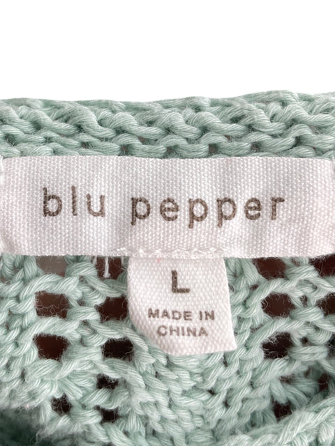 Blusa Blue Pepper Tejido Verde - Talla L