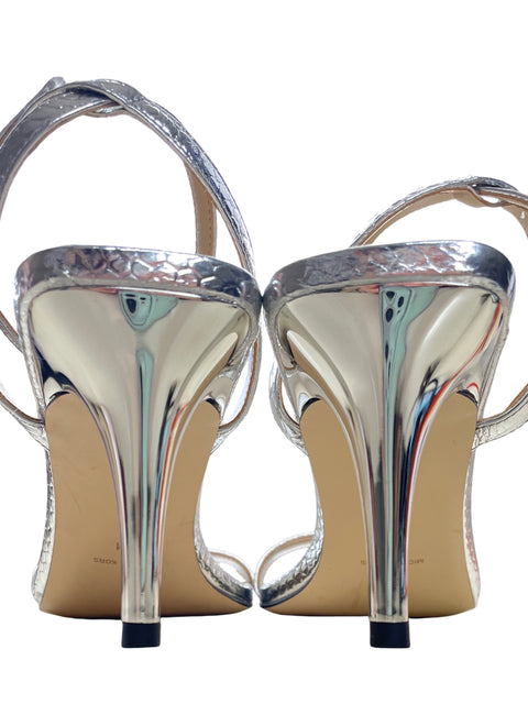 Tacón Michael Kors Tacón alto Plateado - Talla 7.5