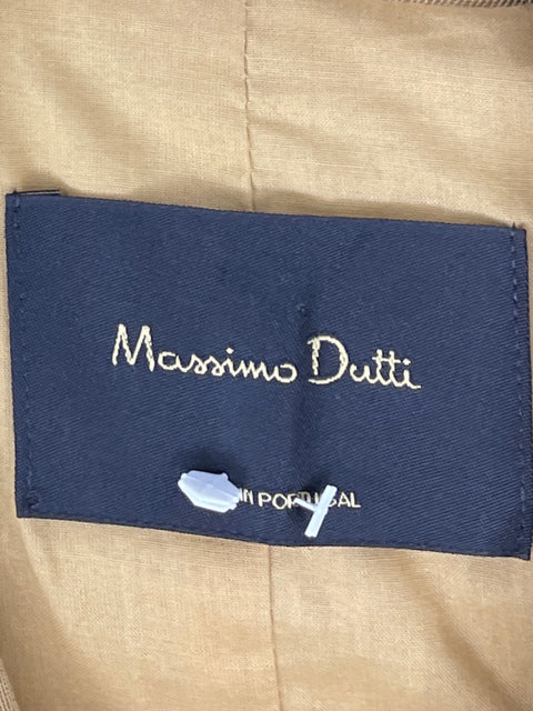 Chaleco Massimo Dutti Safari de Viscosa Marrón - Talla S