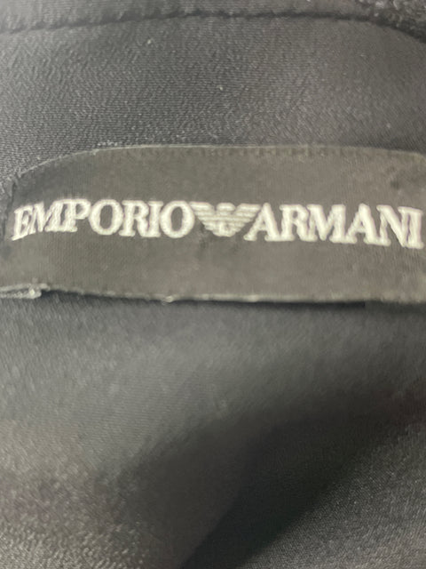 Vestido Emporio Armani Manga corta Midi Negro - Talla M