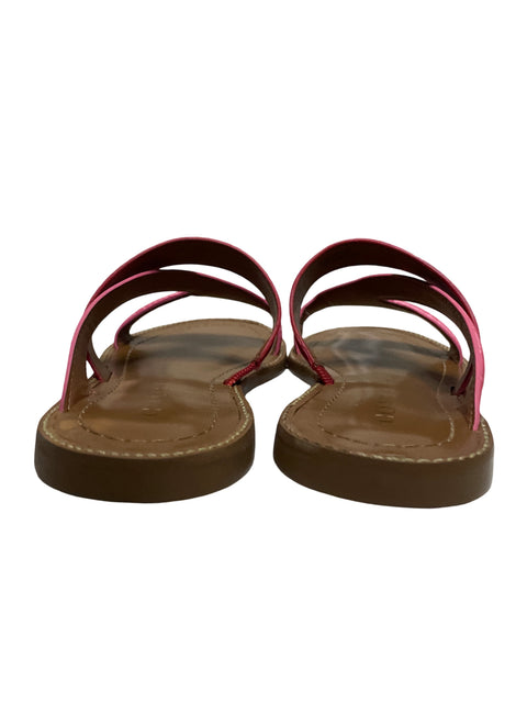 Sandalia Coach Harlan Canvas Rosado - Talla 6.5