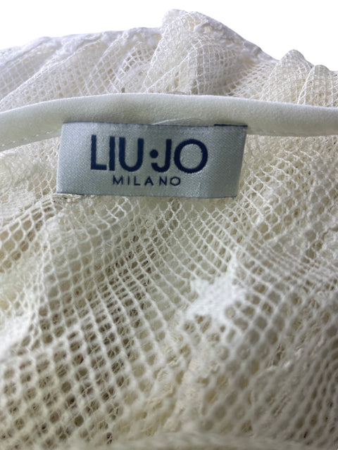 Blusa Liu.jo Tejida Transparente Blanco - Talla M