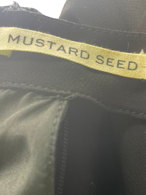 Blusa Mustard Seed Ruchas Halter Negro - Talla S