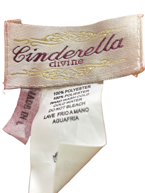 Vestido Cinderella Divine Ajustado Tejido Rojo - Talla S