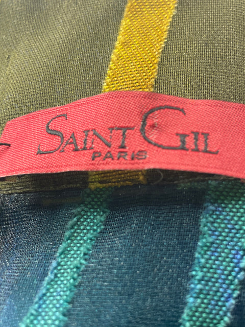 Blusa Saint Gil Estampado Manga larga Azul - Talla XXL