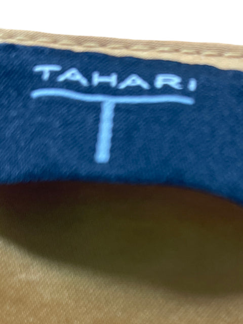 Blusa Tahari Liso Manga larga Amarillo - Talla XL