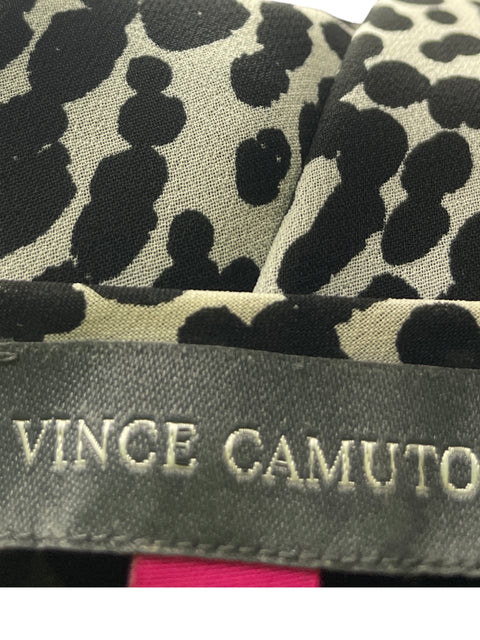Blusa Vince Camuto Estampado Cuello redondo Negro - Talla XXL