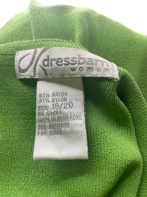 Conjunto Dressbern Blusa/abrigo Manga larga Verde - Talla XL