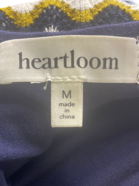 Vestido Heartloom Ajustado Texturizado Azul - Talla M