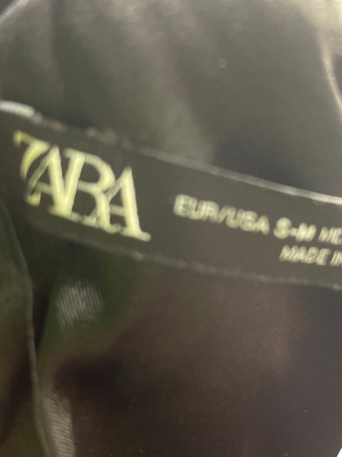 Hombrera Zara Flecos Lentejuela Plateado - Talla S
