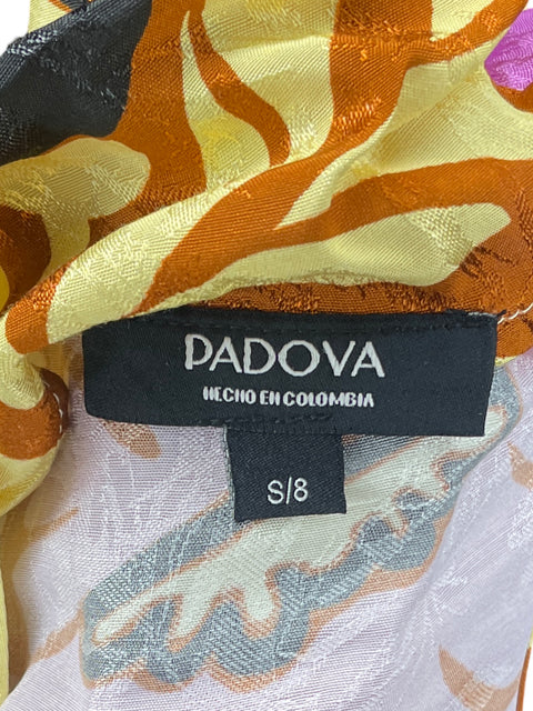 Top Padova Floral Halter Amarillo - Talla S