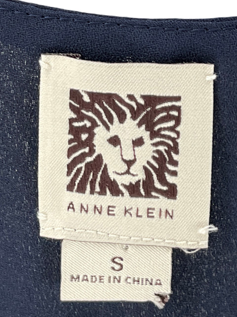 Blusa Anne Klein Lentejuelas Azul - Talla S