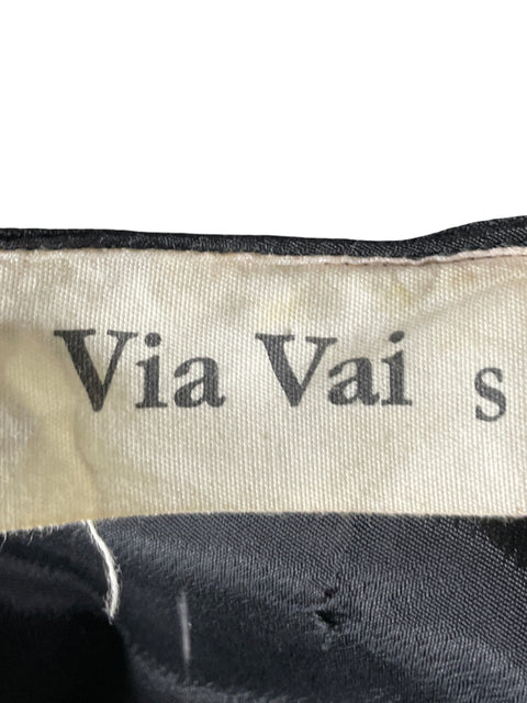 Vestido Via Vai Sin mangas Midi Negro - Talla S